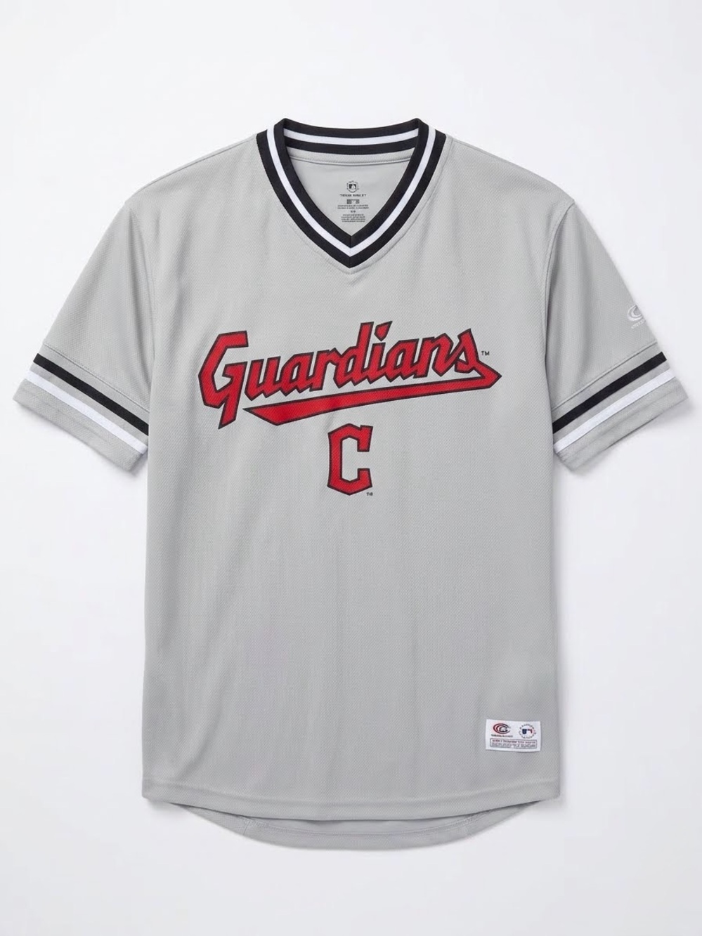Cleveland Guardians MLB True Fan Baseball Jersey - Size M (EUC) Game Day Sporty